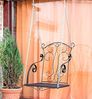 DanDiBo Hängesessel Metall Schwarz Relax Schaukel mit Ketten Hängebank Gartenschaukel Hollywoodschaukel Bild 2