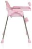 Moni Kinderhochstuhl Century, Spielzeug, Tablett verstellbar, Gurt, Fußstütze rosa Bild 4