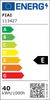 ISOLED LED Office Hängeleuchte Up+Down, 20+20W, 30x120cm, weiß, UGR Bild 2