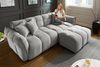 riess-ambiente 3-Sitzer CLOUD 260cm grau · XXL Couch mit Boucléstoff-Bezug und 4 Zierkissen, Einzelartikel 1 Teile, Bigsofa mit Federkern · Nosagunterfederung · Modern Design Bild 2