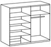 Schwebetürenschrank EMDEN, Plankeneiche Nb./Graphit Bild 4