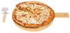 Pizzabrett Flammkuchenbrett Servierbrett mit Pizzaschneider Cheffinger CF-BPT50 Bild 3