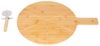 Pizzabrett Flammkuchenbrett Servierbrett mit Pizzaschneider Cheffinger CF-BPT50 Bild 2