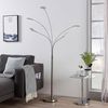 Lindby Stehlampe Anea, LED, Metall, Alu warmweiß IP20, 5 x 2,9 W LED, warmweiß Bild 3