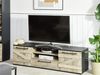 TV-Möbel heller Holzfarbton / schwarz SALTER Bild 2