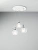 Fabas Luce 3599-47-241 Pendelleuchte Bretagna 3-flammig rund transparent Bild 2