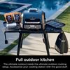 Ninja XSKCOVERXL Woodfire Premium Grillabdeckung Pro, kompatibel mit OG800- und OG900-Serien, UV- und wasserabweisend, elastischer Kordelzug für Gute Passform, leicht, ganzjähriger Schutz, 33x61 cm Bild 5
