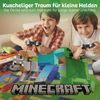 Minecraft Kuscheldecke für Jungen mit Steve und Creeper | Große Tagesdecke Grün Motiv Detail | Maße: 160x200 cm Bild 2