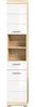 Hochschrank >Lambada< in sonoma eiche hell/weiß - 37x191x31cm (BxHxT) Bild 4