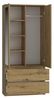 Oggi Lugo 90 cm Eiche Artisan Schrank Holz Schrank Garderobenschrank Innenschrank Möbel Massiv Holz Tür Holzoptik Eichezentrum Home Schrank Pflegetipps Lagerung Naturwerkstoff Recycelbar. Bild 4