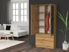 Oggi Lugo 90 cm Eiche Artisan Schrank Holz Schrank Garderobenschrank Innenschrank Möbel Massiv Holz Tür Holzoptik Eichezentrum Home Schrank Pflegetipps Lagerung Naturwerkstoff Recycelbar. Bild 5