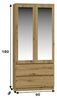 Oggi Lugo 90 cm Eiche Artisan Schrank Holz Schrank Garderobenschrank Innenschrank Möbel Massiv Holz Tür Holzoptik Eichezentrum Home Schrank Pflegetipps Lagerung Naturwerkstoff Recycelbar. Bild 3