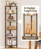 Yorbay Eckregal 6 Ebenen platzsparend Standregal stehend, Hoch Regal mit Kippschutz, 170cm Bild 3
