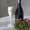 Koziol Cheers No. 1 Love 2. 0 Superglas mit Druck, Sektglas, Champagnerglas, Trinkglas, Glas, Cotton White, 100 ml, 3439525 Bild 5