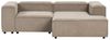 Linksseitiges Ecksofa mit Ottomane ARDAL Taupe Linksseitig Bild 5
