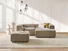Linksseitiges Ecksofa mit Ottomane ARDAL Taupe Linksseitig Bild 2