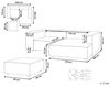 Linksseitiges Ecksofa mit Ottomane ARDAL Taupe Linksseitig Bild 3