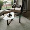 Dmora Couchtisch Astoria 96 x 81 x 41h cm Braun mit Zeitschriftenablage Bild 5