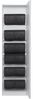 002280 Zuma Schuhschrank mit Spiegel, Holz weiß, 180 x 20 x 50 cm Bild 5