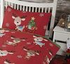 Weihnachtsstoff Rudolf und Freunde Bettwäsche - Rentier Bild 2