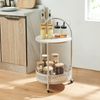 Servierwagen Jässaatka Stahl 76x40 cm Grau [en. casa] Bild 4