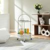 Servierwagen Jässaatka Stahl 76x40 cm Grau [en. casa] Bild 2