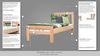 Einzelbett"Easy Premium Line" K8, Buche Vollholz massiv natur - Maße: 90x190 cm Bild 2