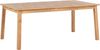 Gartentisch Holz Heller Holzfarbton CESANA Bild 5