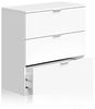 Habitdesign Kommode 3 Schublade ist, Kunststoff Holz, mattweiß, Cómoda Bild 5