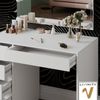 Schminktisch Thalia Weiß 100 cm mit LED Beleuchtung Vicco Bild 4
