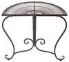 Konsole "Provencal" aus Metall in Rost Optik im Antik Design, Balkontisch, Beistelltisch, Konsolentisch Bild 5