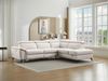 Vente-unique - CADILO Sofa Stoff Beige - B 221 cm x H 83 cm x L 279 cm Bild 5
