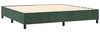 vidaXL Boxspringbett mit Matratze Dunkelgrün 200x200 cm Samt 3132882 Bild 4