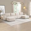 HOME DELUXE Modulares Schlafsofa Beige - 380 x 168 cm Bild 2