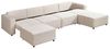 HOME DELUXE Modulares Schlafsofa Beige - 380 x 168 cm Bild 5