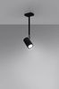 SOLLUX SL. 1074 Deckenleuchte NORANO schwarz Stahl 40W L: 10cm B: 6cm H: 33cm dimmbar Bild 3