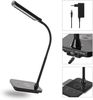 EMOS LED Tischlampe KYLE 5,5W, Helligkeit 300lm, Handy-Aufladen mit USB oder kabellos, Timer, dimmbar, einstellbare Lichtfarbe (3000-4500 K), hohe CRI (>90), 1,5m Ladekabel mit 12V/2A Adapter, schwarz Bild 5