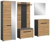 Garderoben-Set >Canu< in Basalt Grau / Artisan - 255x190x37cm (BxHxT) Bild 2