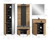 Garderoben-Set >Canu< in Basalt Grau / Artisan - 255x190x37cm (BxHxT) Bild 5