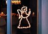 Konstsmide LED Fenstersilhouette, Engel, 50 warm weiße Dioden, 230V, Innen, weißes Kabel - 2173-010 Bild 3