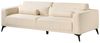 beliani 'ANGE' 3-Sitzer Sofa, Bouclé weiß, 214 x 84 x 68 cm Bild 5