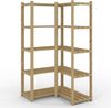 Lenmar Serie B Holzregal, Kiefer, Holz, Hellbeige, B-20 170 x 80 x 40 cm, 5 Böden, Bücherregal, Holzregal, Standregal, Wandregal, Regal mit 5 Böden, Büroregal, für Wohnzimmer, Lagerregal Bild 5
