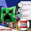 BERONAGE Dekokissen Minecraft Kissen Creeper & TNT 40x40 cm Kuschelkissen Sofakissen, passend zur Bettwäsche, ideal für Sofa, Couch, Kinder-Bett, Auto Bild 2