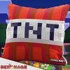 BERONAGE Dekokissen Minecraft Kissen Creeper & TNT 40x40 cm Kuschelkissen Sofakissen, passend zur Bettwäsche, ideal für Sofa, Couch, Kinder-Bett, Auto Bild 5