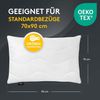 LILENO HOME Kopfkissen 70x90 cm [6er Set] als Kissen-Füllung - Bett oder Deko Kissen mit Reißverschluss zum Anpassen - Waschbar bis 95° - Sofa-Kissen & Zierkissen für Couch/Bett Bild 5