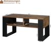 Woltu Wohnzimmertisch (1-St), modern, Couchtisch, 2 offene Fächer Bild 3
