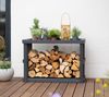 Westmann Holz Kaminholzregal Stephan | Anthrazit | Bild 3