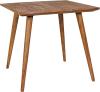 Wohnling Esszimmertisch REPA 80 x 80 x 76 cm Sheesham rustikal Massiv-Holz | Design Landhaus Esstisch | Tisch