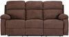 Vente-unique - TOLZANO Couchgarnitur mit Sessel Stoff Braun - B 96 cm x H 100 cm x L 201 cm91 cm Bild 4