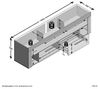 FMD Möbel - VIBIO 2 - TV/Hifi Lowboard - melaminharzbeschichtete Spanplatte - Artisan Oak Nb/weiß - 180 x 52,8 x 41,3cm Bild 2